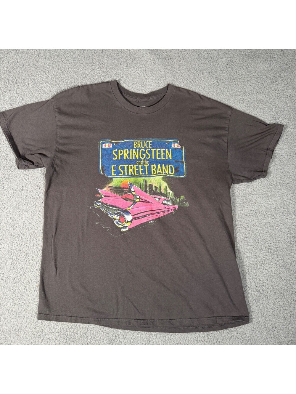 Bruce Springsteen & The E Street Band T Shirt Born In The USA Size XL Black